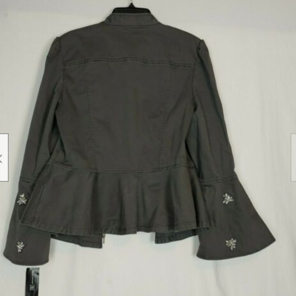 Women's International Concepts Grey Jacket Size M - Picture 6 of 6